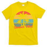 Summer Vibes Tropical Retro Sunset T-Shirt