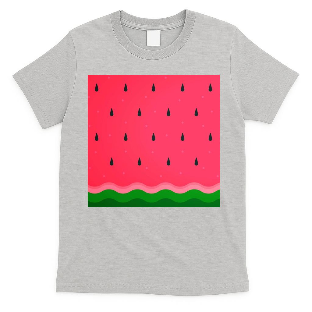 Summer Watermelon Fruit Pattern T-Shirt