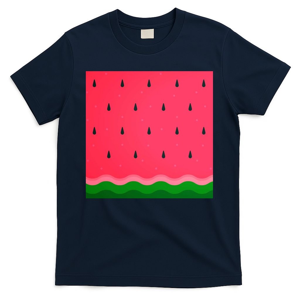 Summer Watermelon Fruit Pattern T-Shirt