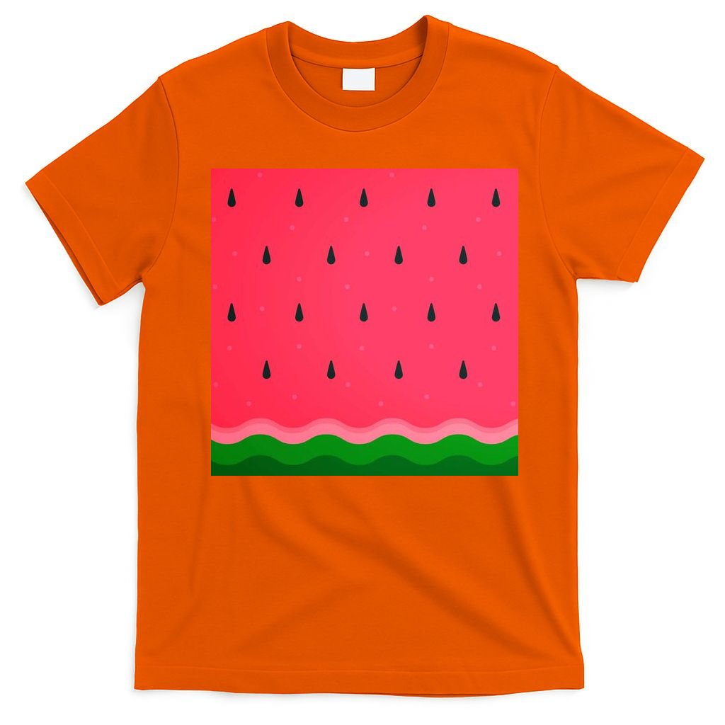 Summer Watermelon Fruit Pattern T-Shirt
