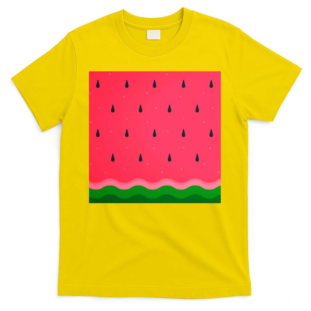 Summer Watermelon Fruit Pattern T-Shirt