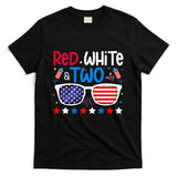 Two 2nd Birthday 4th Of July 2nd Birthday Party T-Shirt