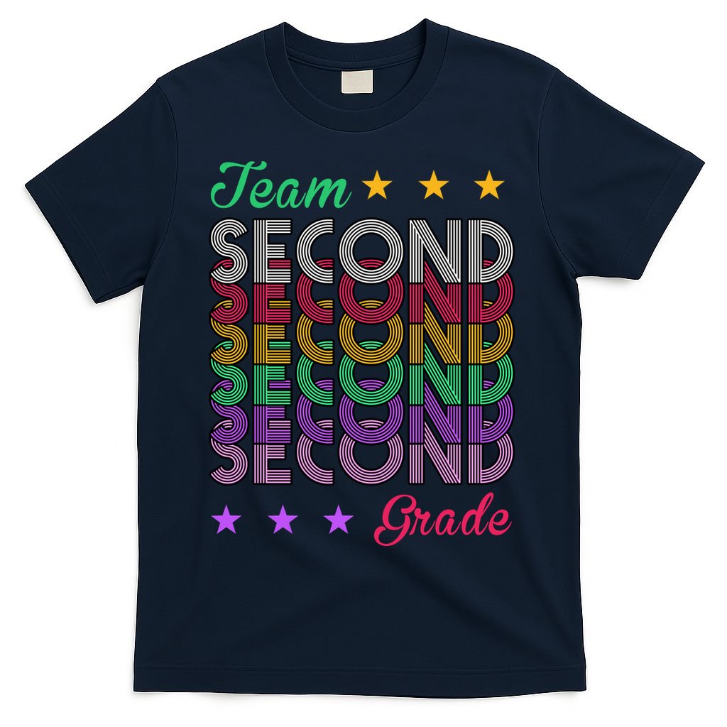 Team 2nd Grade Teacher Back To School T-Shirt