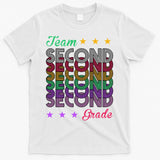 Team 2nd Grade Teacher Back To School T-Shirt