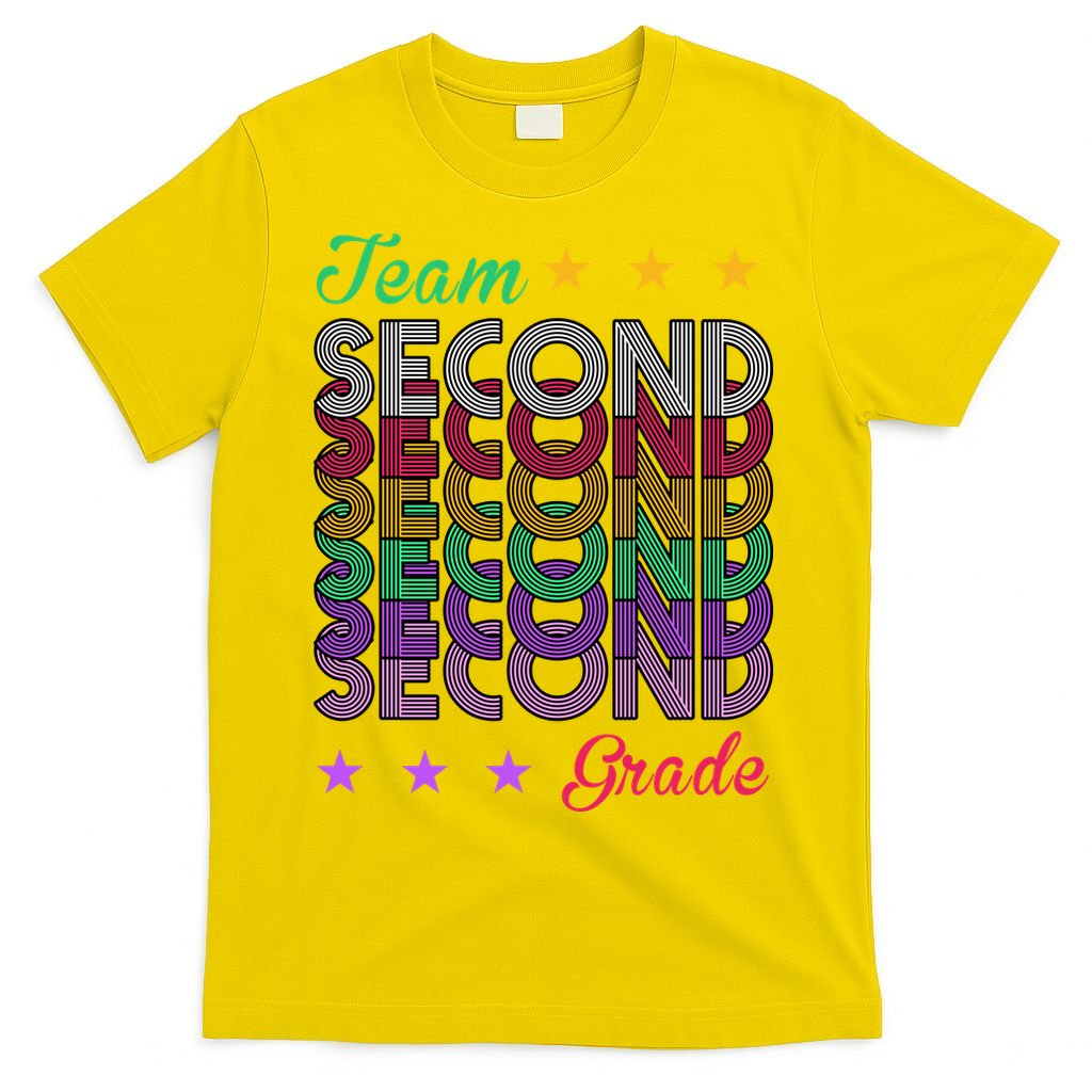 Team 2nd Grade Teacher Back To School T-Shirt