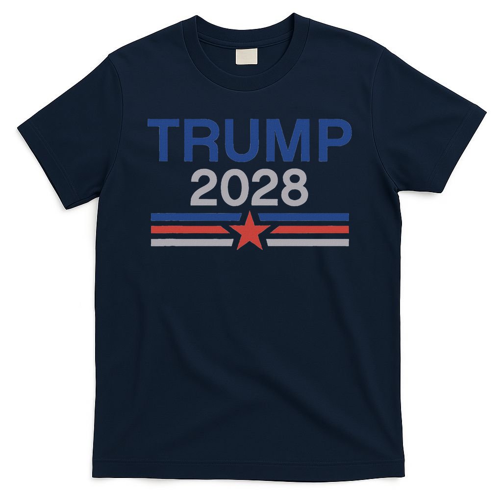 Trump 2028 Minimalist Retro Patriotic Trump Inauguration T-Shirt