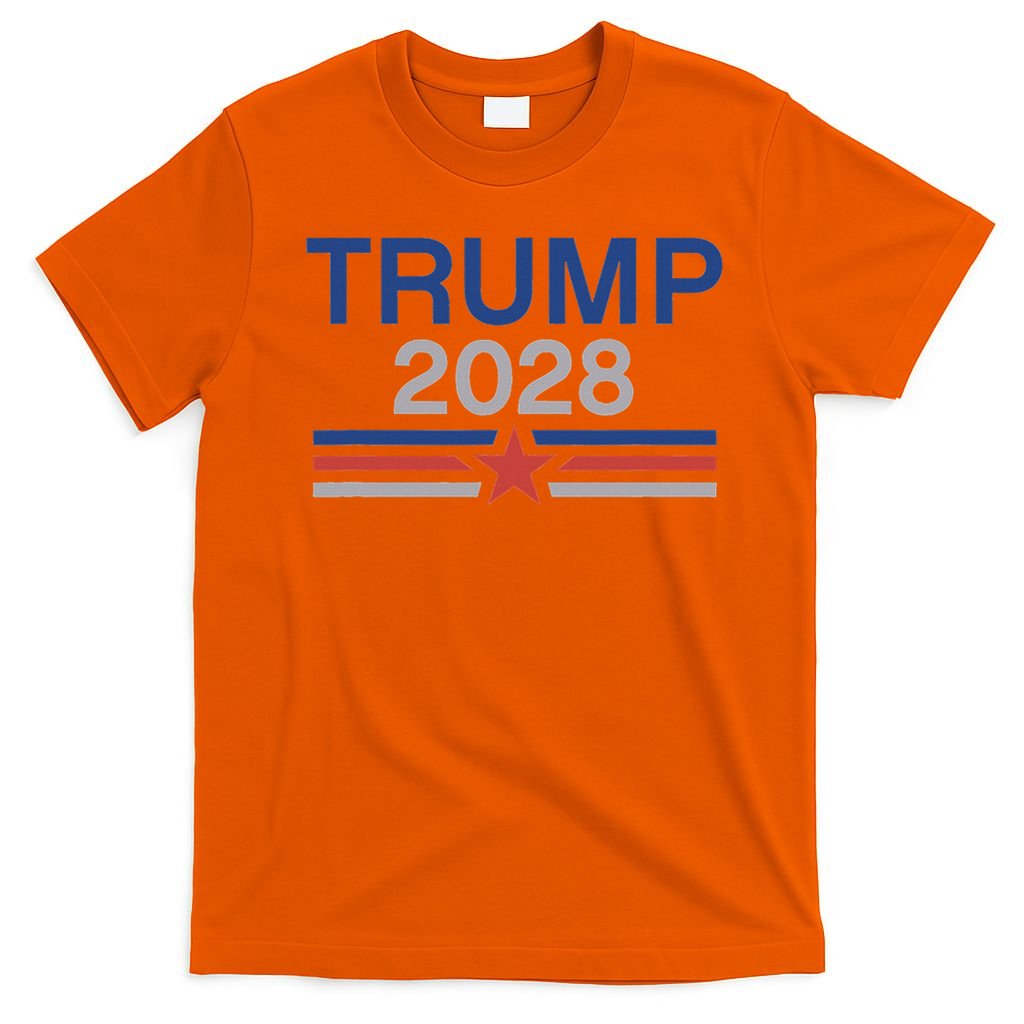 Trump 2028 Minimalist Retro Patriotic Trump Inauguration T-Shirt