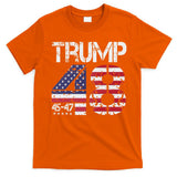 Trump 2028 President 45 47 48 American Flag Trump 2028 T-Shirt