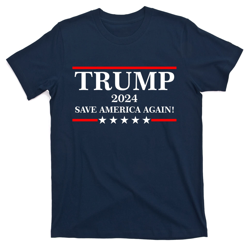 Trump 2024 Save America Again USA President Vote T-Shirt