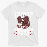 Trump 2024 Take America Back American Flag Trump 4th Of July Gift T-Shirt