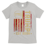 Trump 2028 Vote Donald Trump America US Flag Vintage T-Shirt