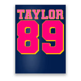 Taylor 89 Football Sports Music Fan Poster