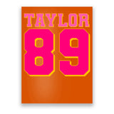 Taylor 89 Football Sports Music Fan Poster
