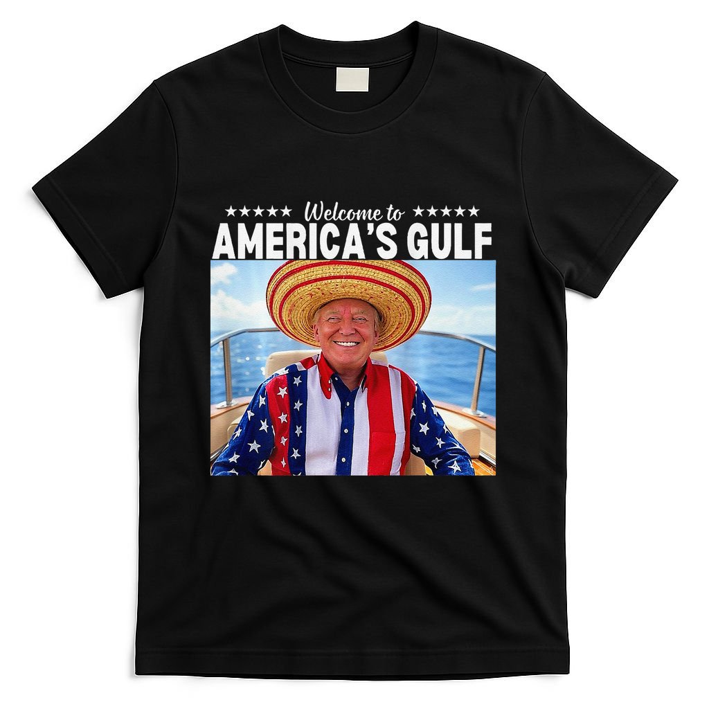 Trump AmericaS Gulf Mexico President Trump Sombrero T-Shirt