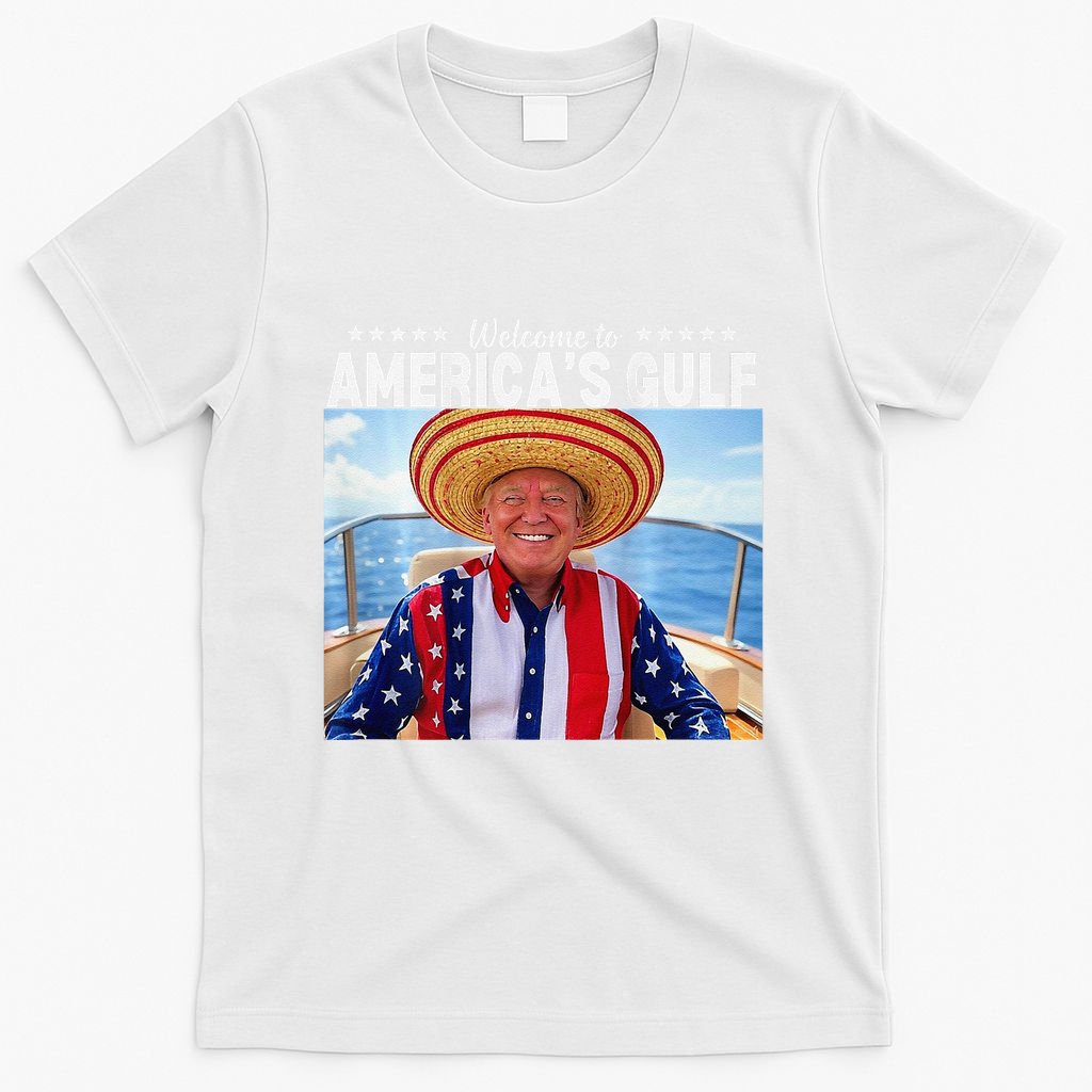 Trump AmericaS Gulf Mexico President Trump Sombrero T-Shirt