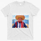 Trump AmericaS Gulf Mexico President Trump Sombrero T-Shirt