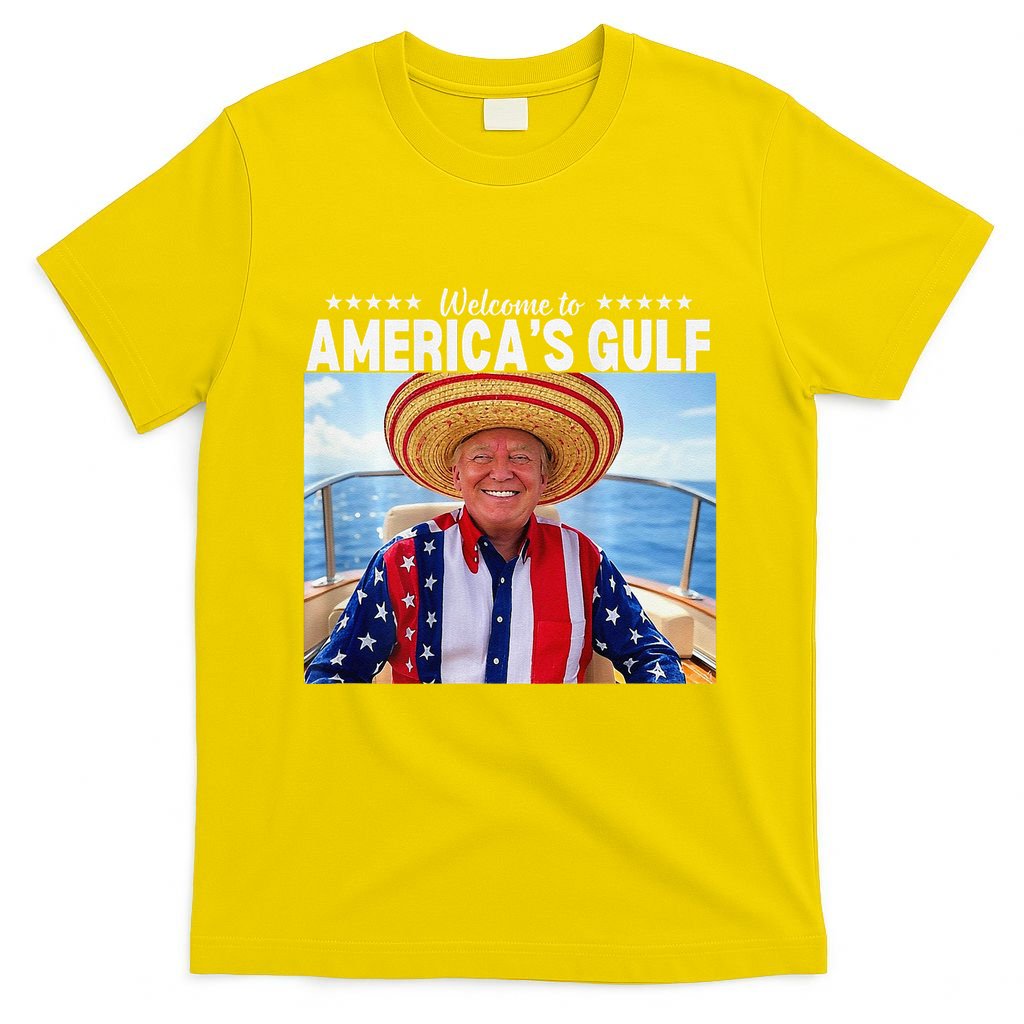 Trump AmericaS Gulf Mexico President Trump Sombrero T-Shirt