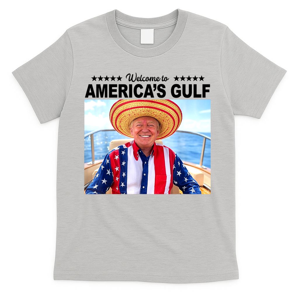 Trump Americas Gulf Mexico President Trump Sombrero T-Shirt