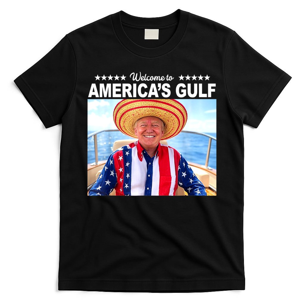 Trump Americas Gulf Mexico President Trump Sombrero T-Shirt