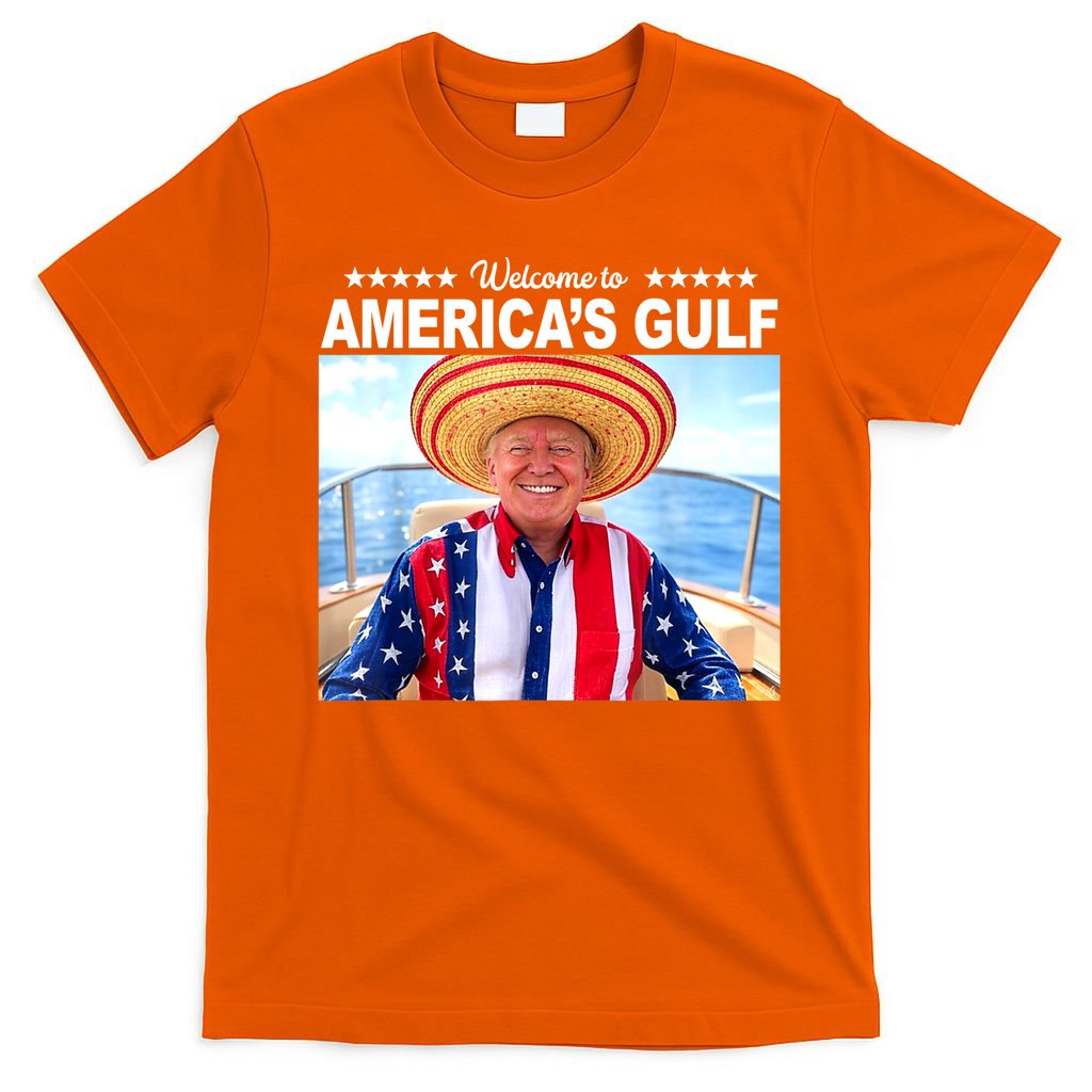 Trump Americas Gulf Mexico President Trump Sombrero T-Shirt