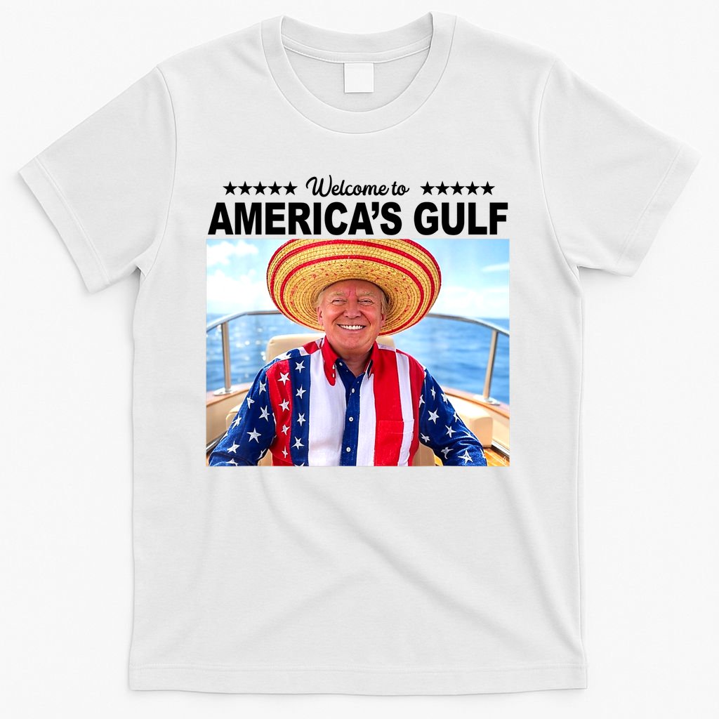 Trump Americas Gulf Mexico President Trump Sombrero T-Shirt