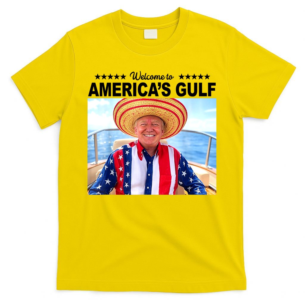 Trump Americas Gulf Mexico President Trump Sombrero T-Shirt