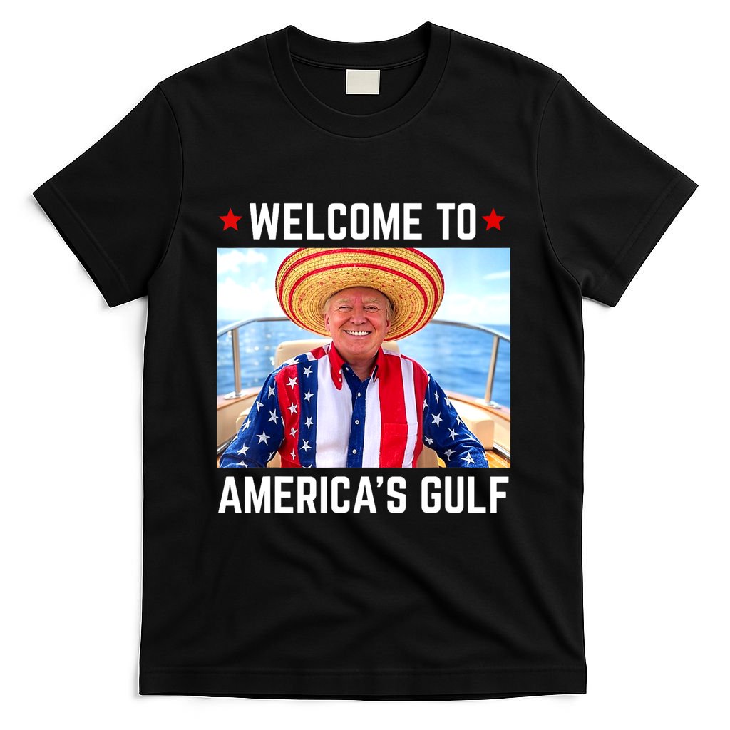 Trump AmericaS Gulf Mexico President Trump Sombrero T-Shirt