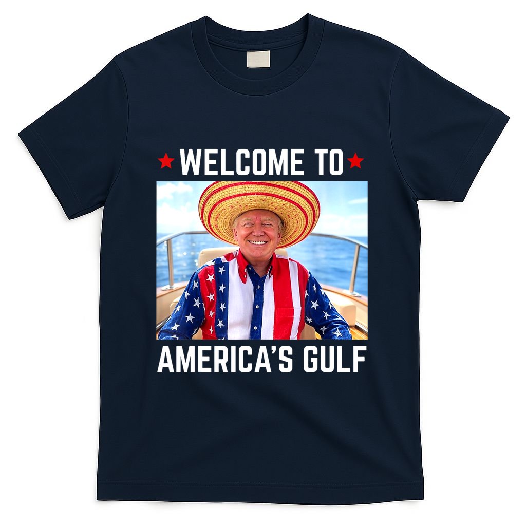 Trump AmericaS Gulf Mexico President Trump Sombrero T-Shirt