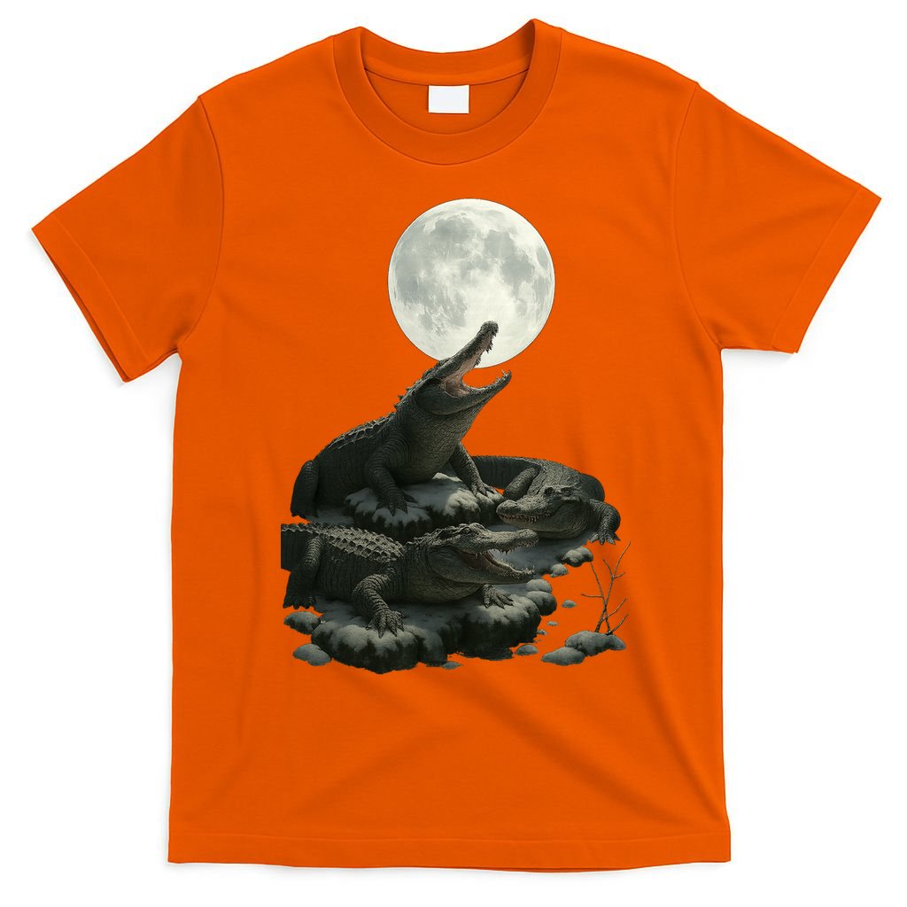 Three Alligator Moon T-Shirt
