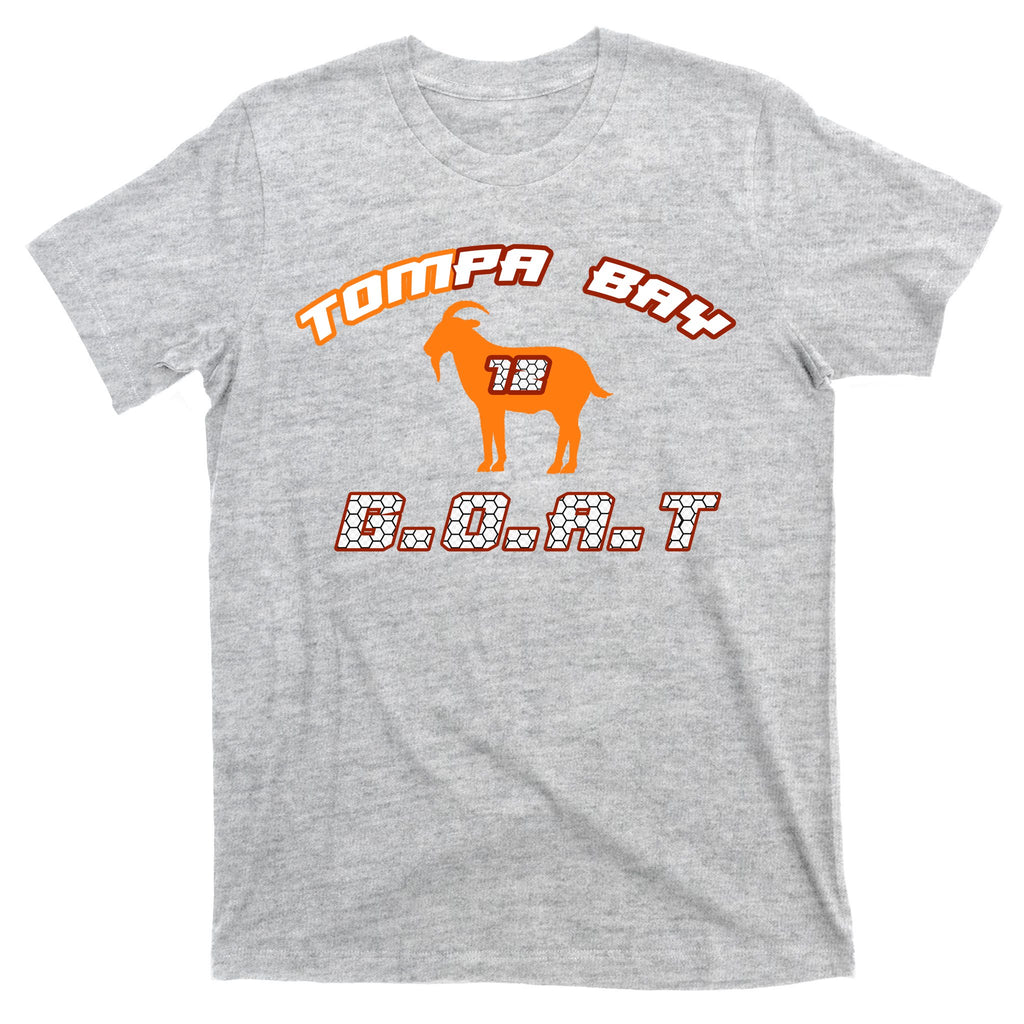 Tamp Bay Football GOAT Brady 18 T-Shirt
