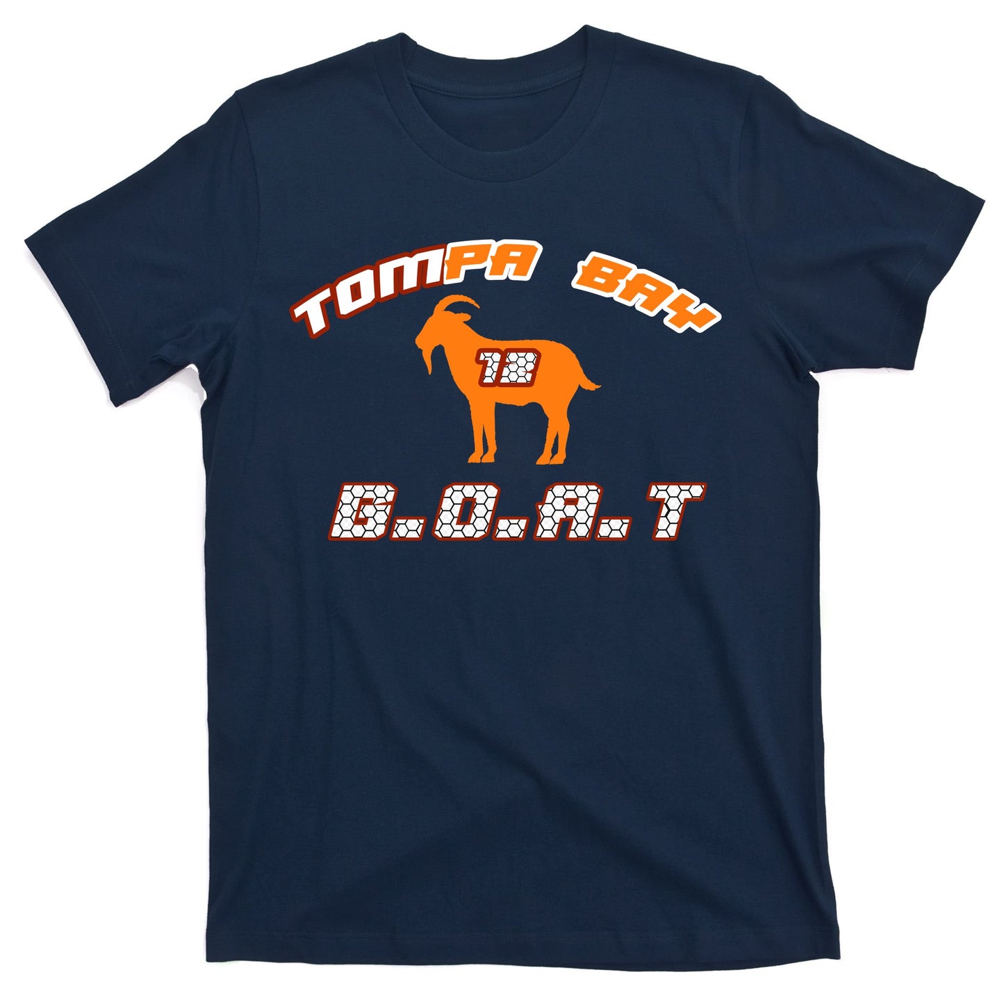 Tamp Bay Football GOAT Brady 18 T-Shirt