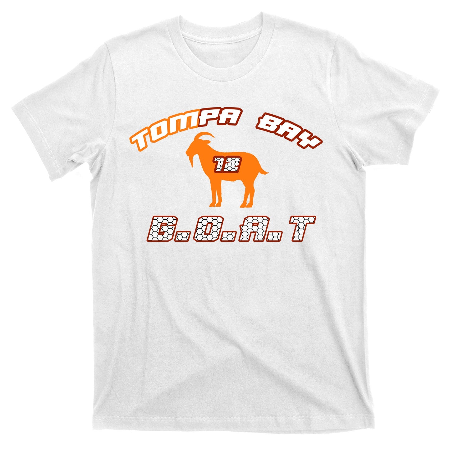 Tamp Bay Football GOAT Brady 18 T-Shirt