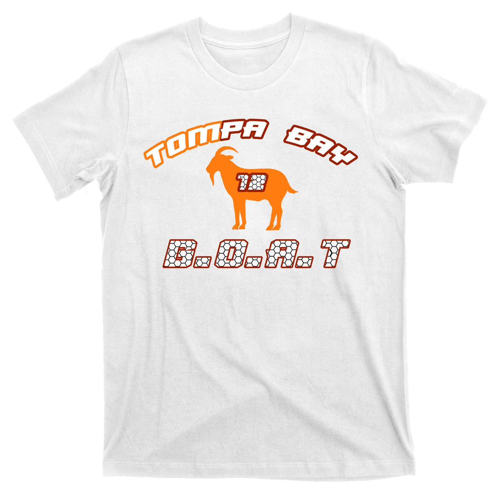 Tamp Bay Football GOAT Brady 18 T-Shirt