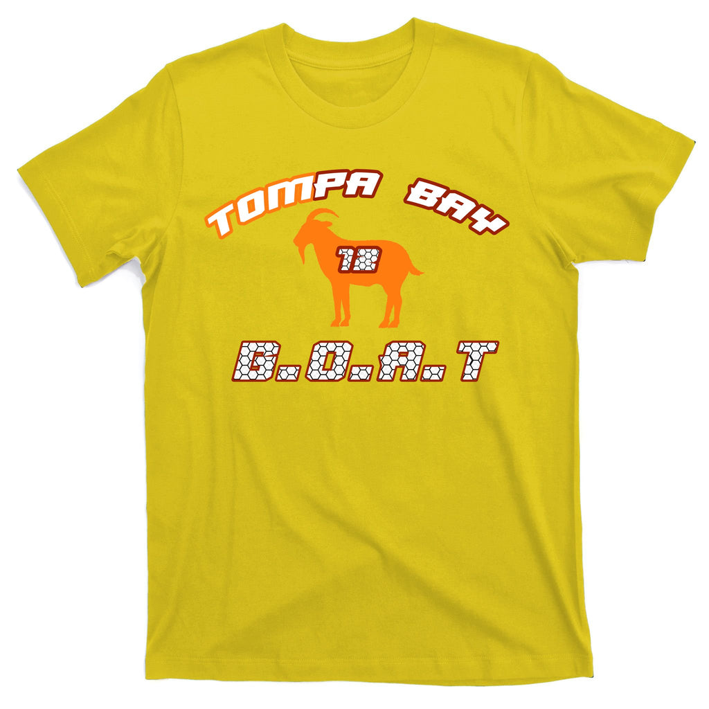 Tamp Bay Football GOAT Brady 18 T-Shirt