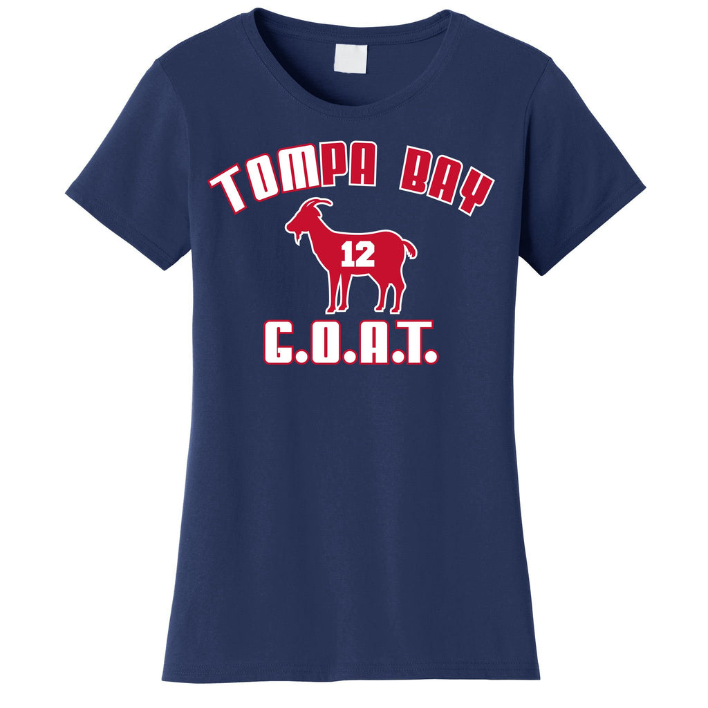Tampa Bay Florida Football G.O.A.T. Goat Football Women's T-Shirt