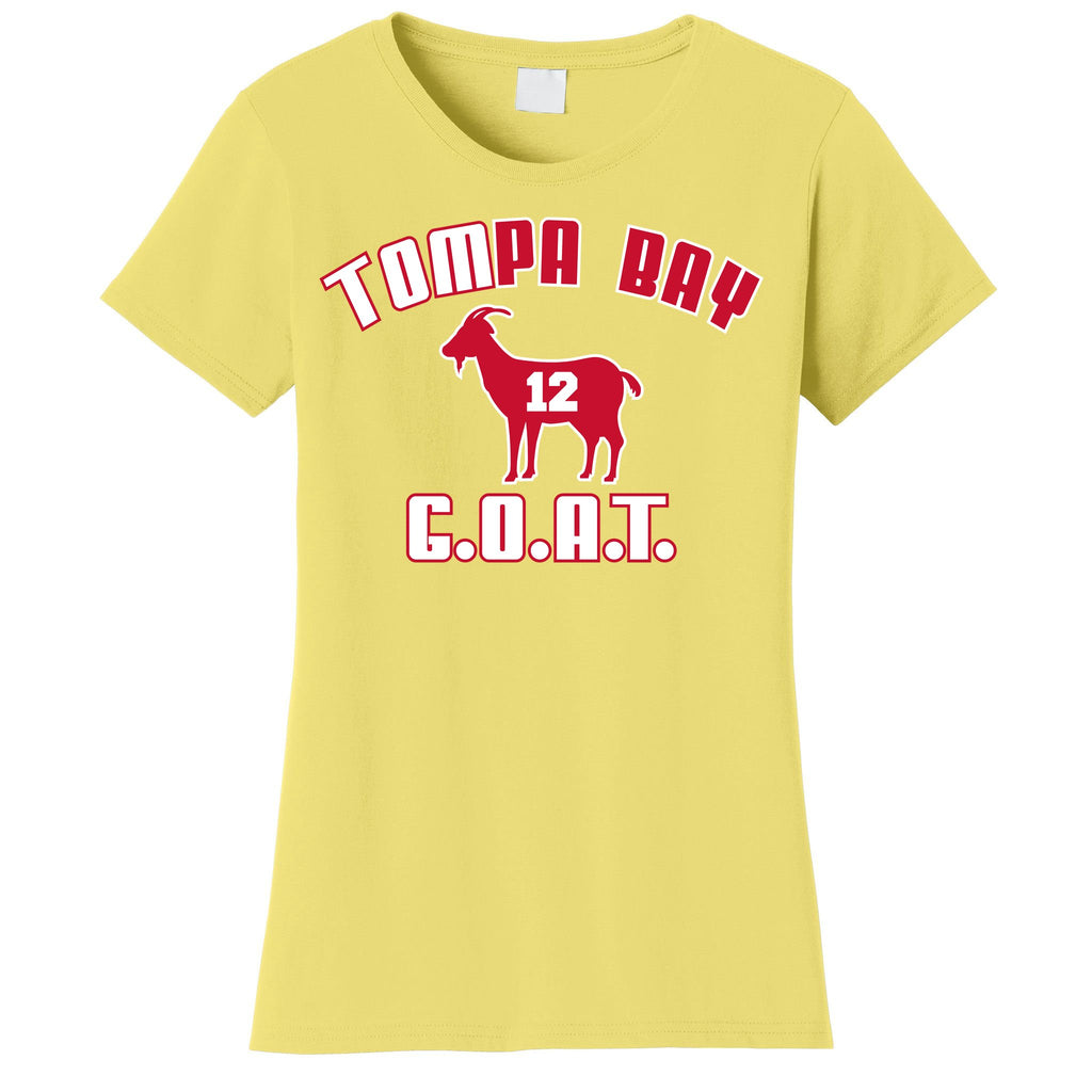 Tampa Bay Florida Football G.O.A.T. Goat Football Women's T-Shirt