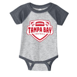 Tampa Bay Football Shield Infant Baby Jersey Bodysuit