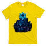 Tel Aviv Neon Futuristic T-Shirt