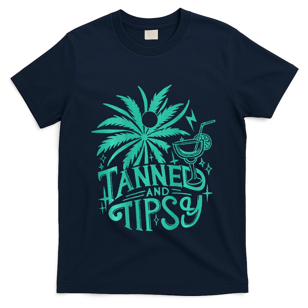 Tanned And Tipsy Beach Summer T-Shirt