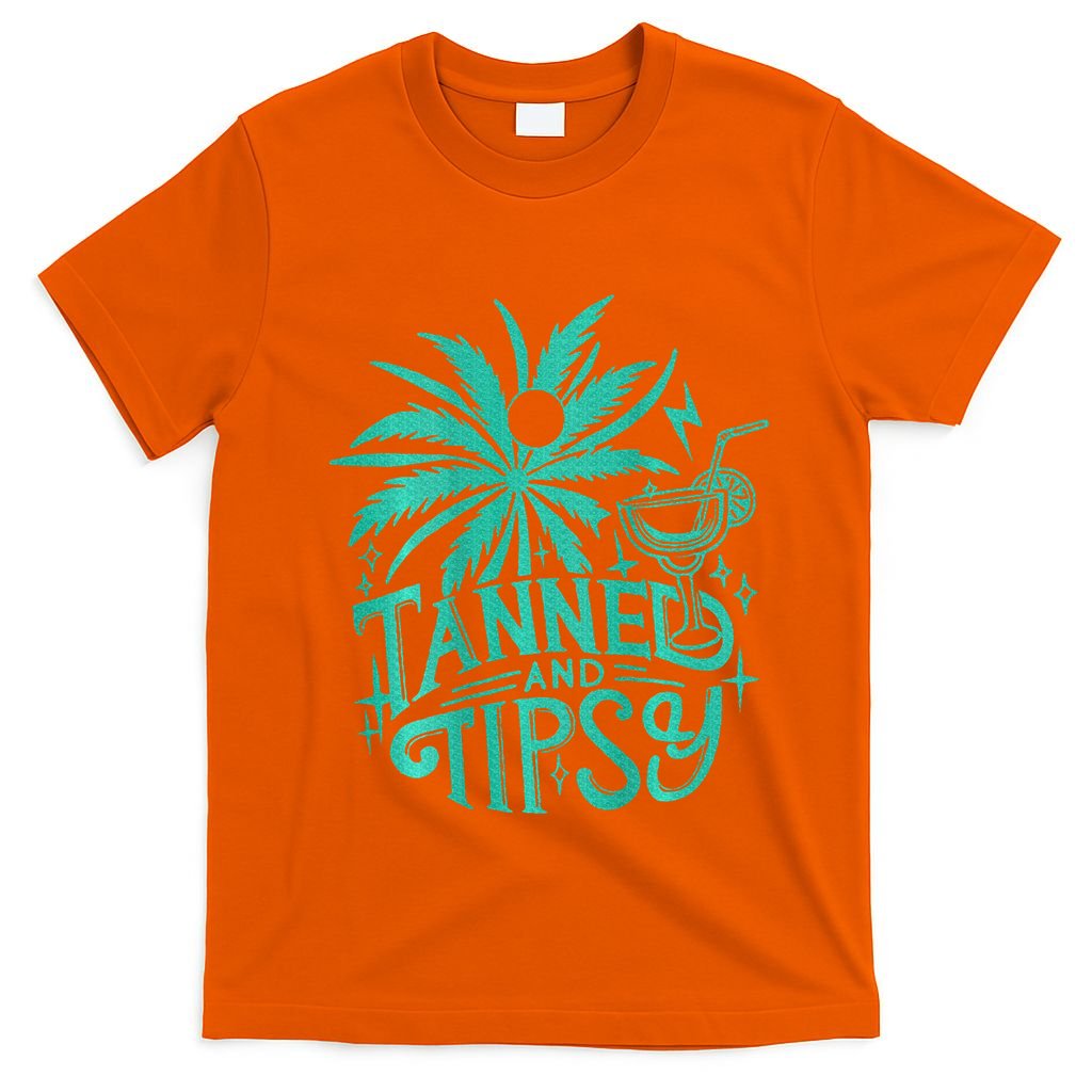 Tanned And Tipsy Beach Summer T-Shirt