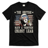 The British Blew A 13 Colony Lead 4th Of July Us Flag T-Shirt