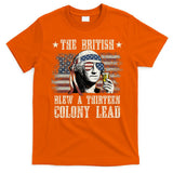 The British Blew A 13 Colony Lead 4th Of July Us Flag T-Shirt