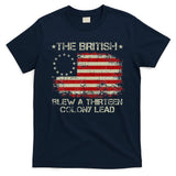 The British Blew A 13 Colony Lead 4th Of July Us Flag T-Shirt