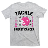 Tackle Breast Cancer Football Helmet T-Shirt