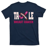 Tackle Breast Cancer Awareness Football T-Shirt