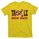 Tackle Breast Cancer Awareness Football T-Shirt