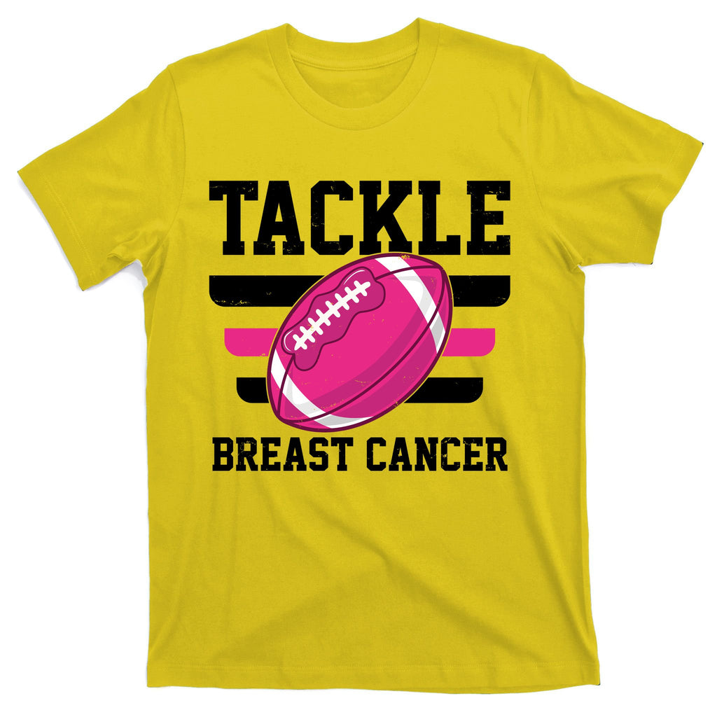 Tackle Breast Cancer Football Fan T-Shirt