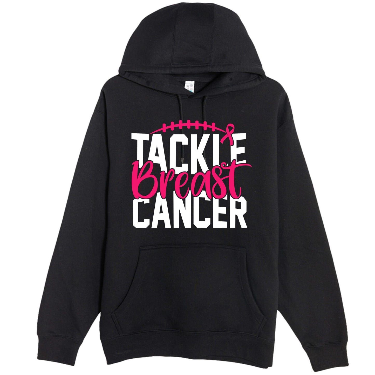 Tackle Breast Cancer Awareness Football Fan Premium Pullover Hoodie