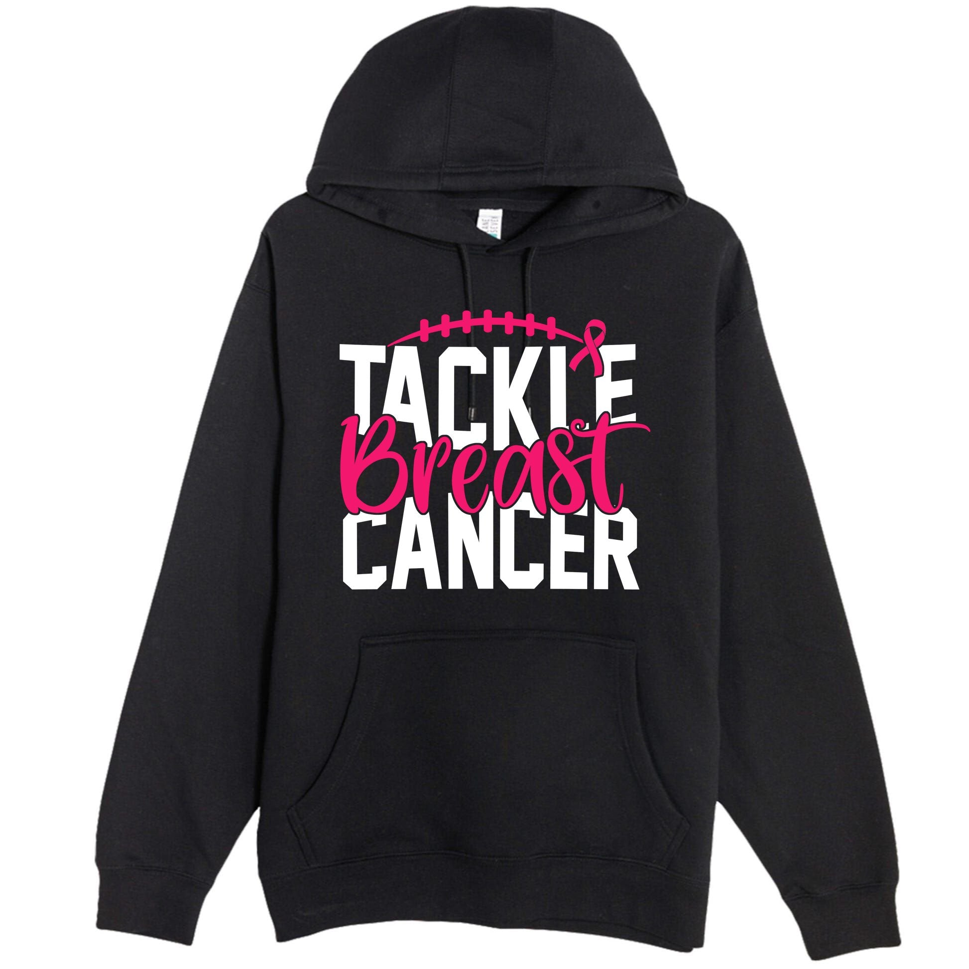 Tackle Breast Cancer Awareness Football Fan Premium Pullover Hoodie