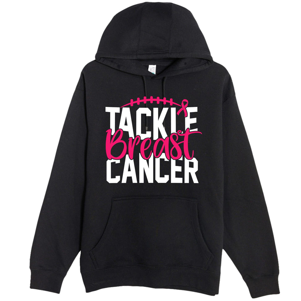 Tackle Breast Cancer Awareness Football Fan Premium Pullover Hoodie